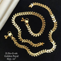 FS Collection Gold Plated Fancy Payal