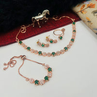 FS Collection  Gold Plated Jewellery Combo