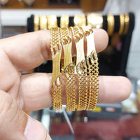 FS Collection Gold Plated Bangles Set