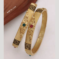 FS Collection Gold Plated Bangles Set