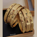 FS Collection Gold Plated Bangles Set