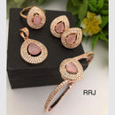 FS Collection Rose Gold Plated Jewellery Combo