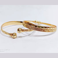 FS Collection Gold Plated Openable Kada