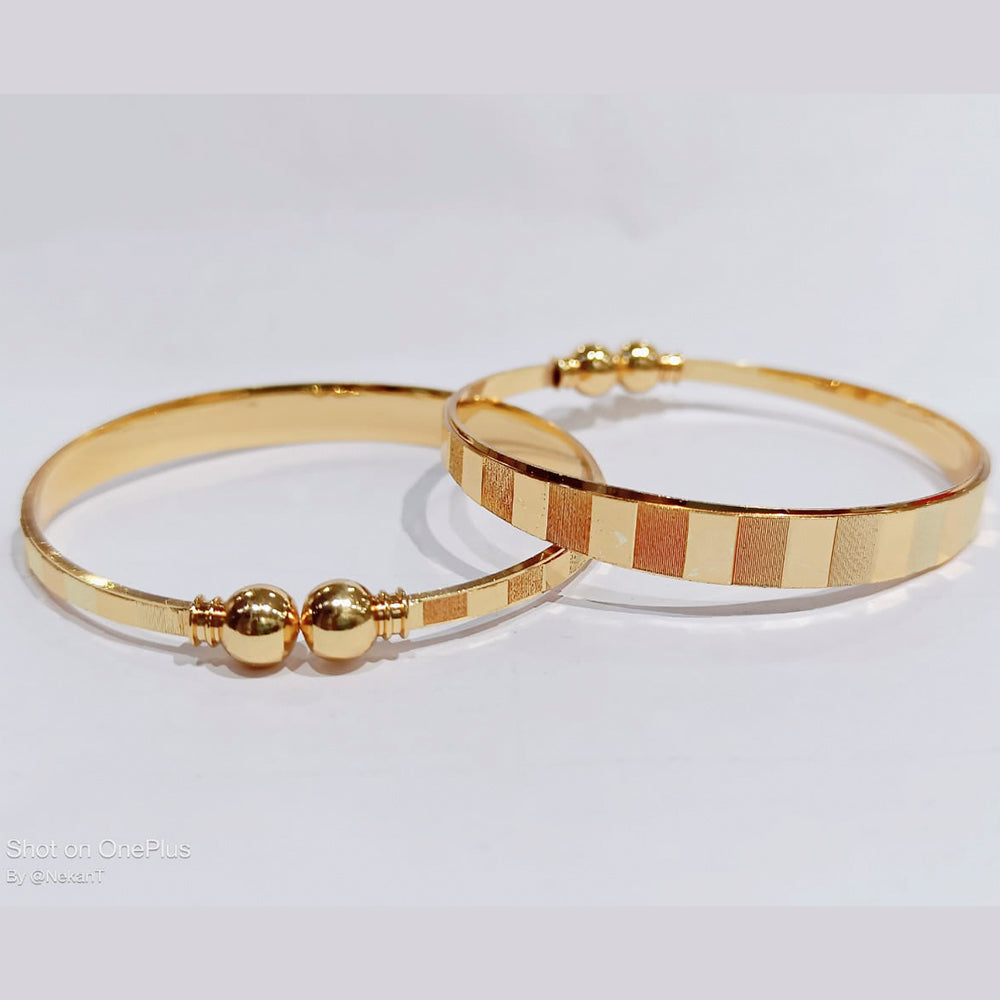 FS Collection Gold Plated Openable Kada