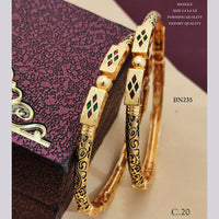 FS Collection Gold Plated Bangles