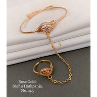 FS Colletion Rose Gold Plated Hand Harness