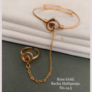 FS Colletion Rose Gold Plated Hand Harness