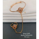 FS Colletion Rose Gold Plated Hand Harness