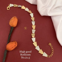 FS Collection Gold Plated Bracelet