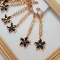 FS Collection Crystal Stone Dangler Earrings
