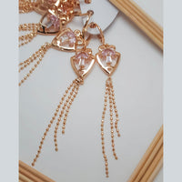 FS Collection Crystal Stone Dangler Earrings