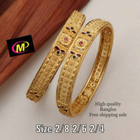 FS Collection Gold Plated Bangles