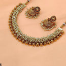 FS Collection Gold Plated Beads Necklace Set
