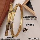 FS Collection Gold Plated Bangles Set
