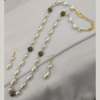 FS Collection Gold Plated Baeds Necklace Set
