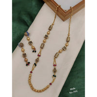 FS Collection Gold Plated Beads Necklace Set