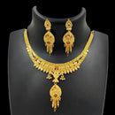 FS Collection Gold Plated Necklace Set