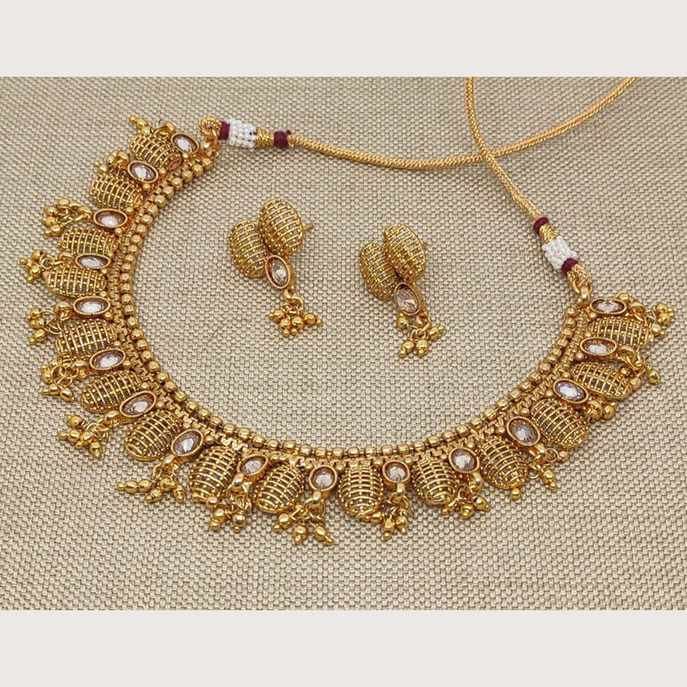 FS Collection Kundan Necklace Set