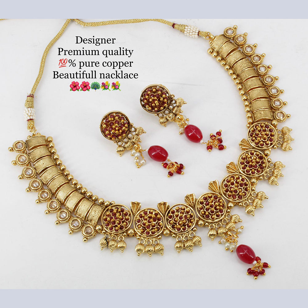 FS Collection Pure Copper Necklace Set