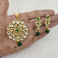 FSCollection Kundan Stone Pendant Set