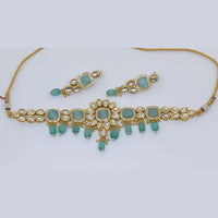 FS Collection Kundan Stone Choker Necklace Set