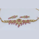 FS Collection Kundan Stone Choker Necklace Set