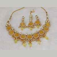FS Collection Kundan Stone Choker Necklace Set