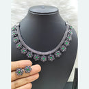 FS Collection Oxidised Necklace Set