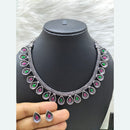 FS Collection Oxidised Necklace Set