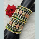 FS Collection Gold Plated Bangles Set