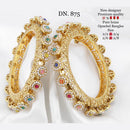 FS Collection Gold Plated Bangles Set