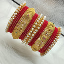 FS Collection Gold Plated Bangles Set