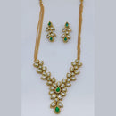 FS Collection Kundan Long Necklace Set