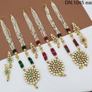 FS Collection Kundan Long Necklace Set