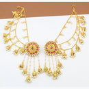 FS Collection Gold Plated Kanchain Earrings