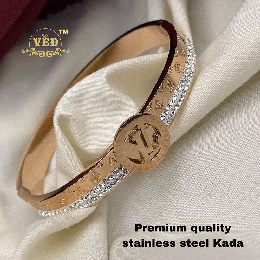 FS Collection Rose Gold Plated Kada