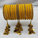 FS Collection Velvet Bangles Set