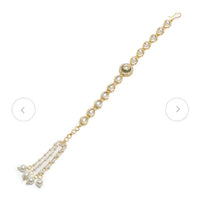 FS Collection Kundan Stone Adjustable Bracelet
