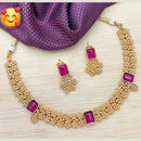 FS Collection Gold Plated Necklace Set