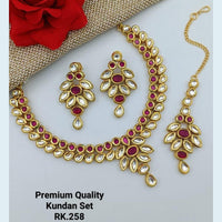 FS Collection Gold Plated Necklace Set