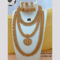 FS Collection Matte Finish Combo Necklace Set