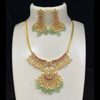 FS Collection Gold Plated Necklace Set
