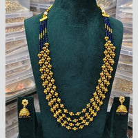 FS Collection Gold Plated Long Necklace Set