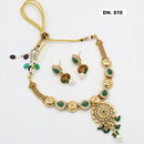 FS Collection Copper Gold Plated Necklace Set