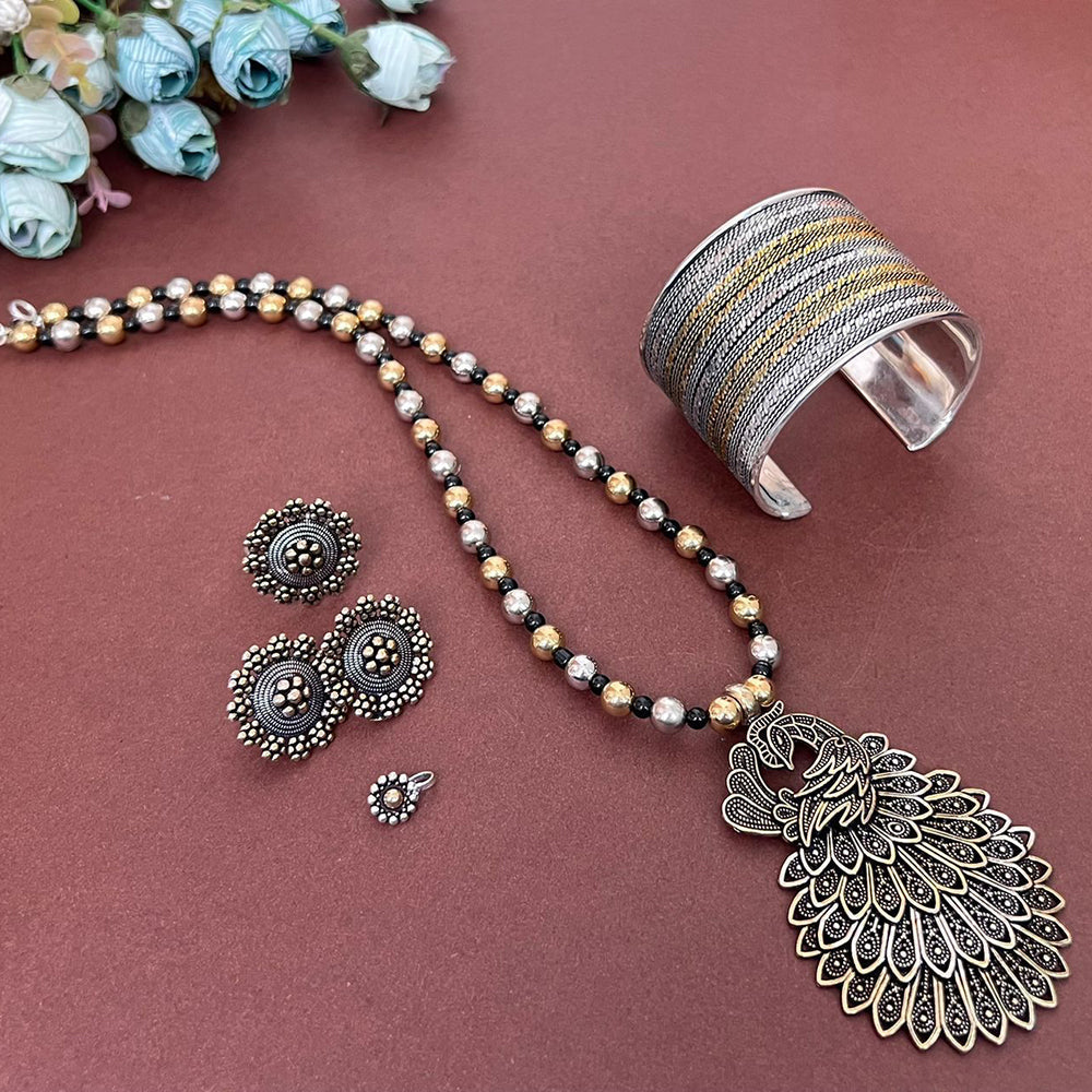 FS Collection Oxidised Plated Combo Set