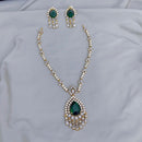 FS Collection Gold Plated Austrian Stone Necklace Set