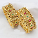 FS Collection Gold Plated Openable Bangle Set