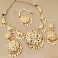 FS Collection Gold Plated Necklace Set