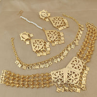 FS Collection Gold Plated Necklace Combo