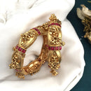 FS Collection Gold Plated Openable Bangles Set